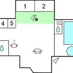 Дом отдыха 6 Bedroom Amazing In Idestrup *
